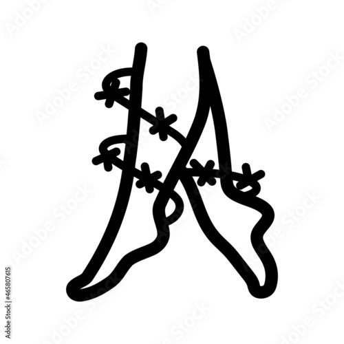 varicose outline icon