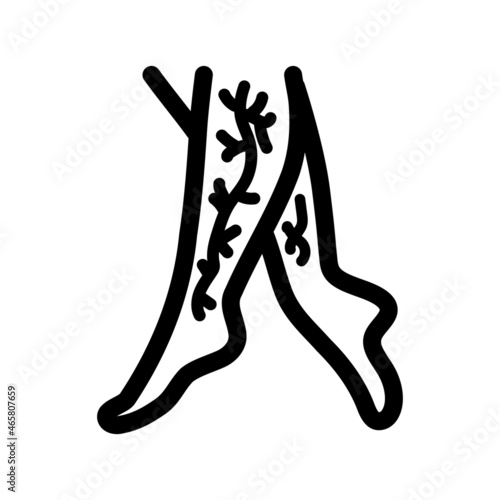 varicose outline icon