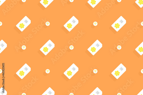 Background on the theme of mobile communications and the Internet. Seamless pattern from sim cards.