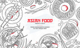 Asian Food Vector Elements