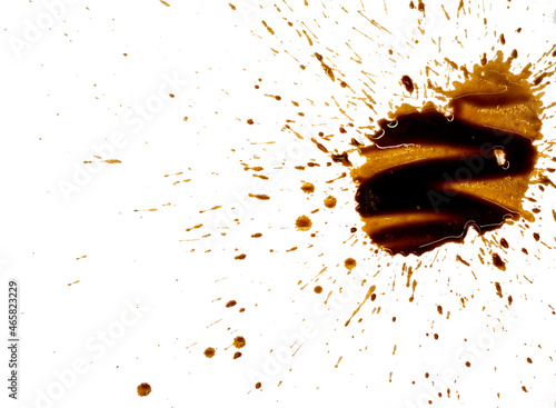 stains on a white background