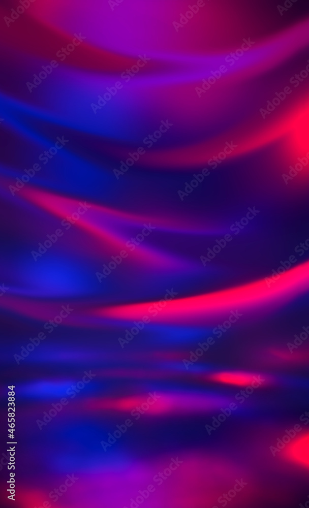 Fototapeta premium Dark abstract blurred background with bokeh. Multicolored blurred lights, glitter scattering, neon glow