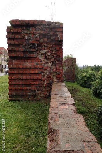 Sandomierz, mury obronne. photo