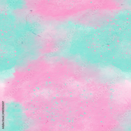 Pastel Paint Stains Textured Seamless Pattern for party, anniversary, birthday. Design for banner, poster, card, invitation and scrapbook 