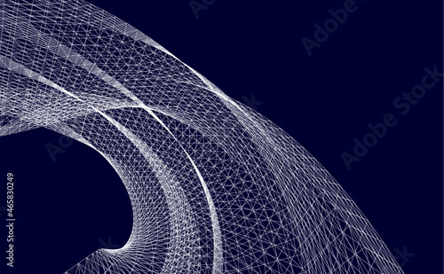 abstract geometric shape 3d background