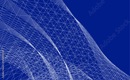 abstract geometric shape 3d background