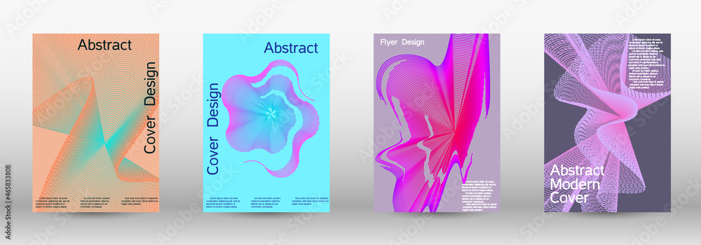 Modern abstract background. Modern design template. A set of modern abstract covers. Modern abstract background. Modern design template. A set of modern abstract covers.