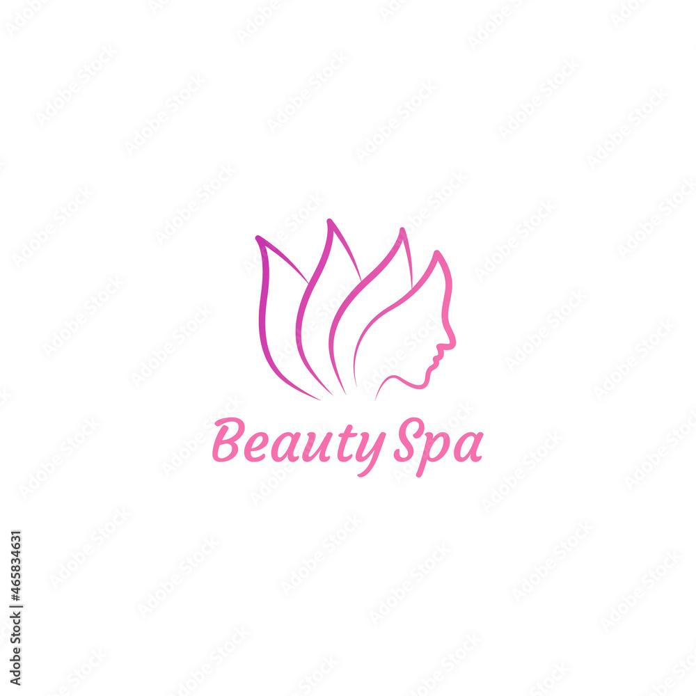 Beauty spa icon logo vector design Beauty spa icon logo vector design