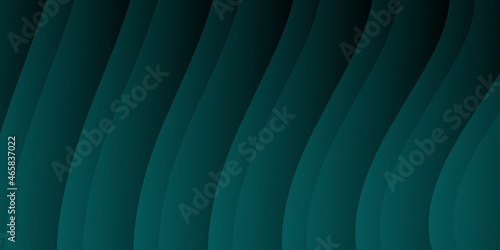Abstract gradient waves background and folds. 3D illustration in gentle pastel colors.