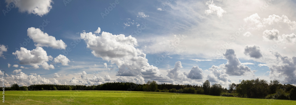landscape with clouds panorama landscape with clouds panorama