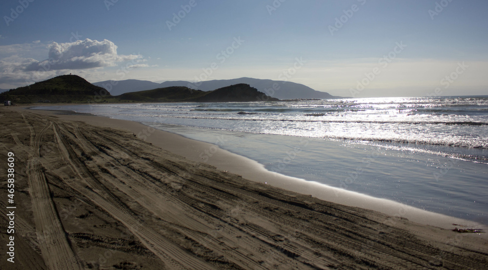 view on Island Sazan from Zvernec Beach, Albania view on Island Sazan from Zvernec Beach, Albania