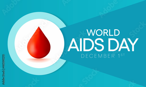 World AIDS day is observed every year on December 1st, This day brings attention to the growing number of people living long and full lives with HIV and to their health and social needs. Vector art