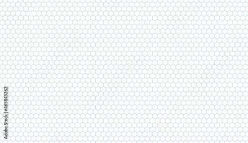 Seamless hexagon grid background. Geometry pattern hexagon. Hexagonal netting. Honeycomb background. Abstract vector background.