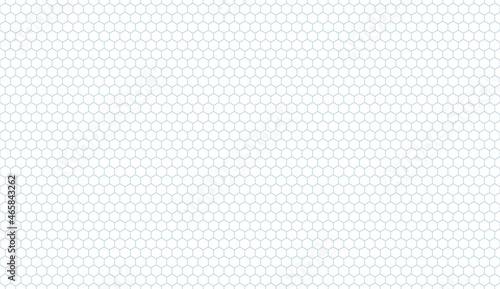 Seamless hexagon grid background. Geometry pattern hexagon. Hexagonal netting. Honeycomb background. Abstract vector background.