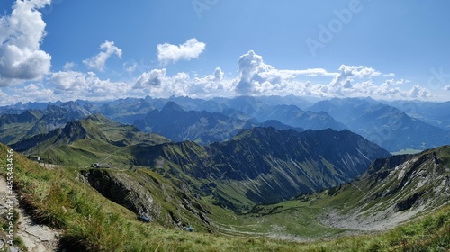 Alpen Bergpanorama