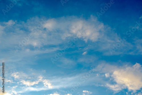cumulus storm clouds in the sky above the ground in cloudy weather