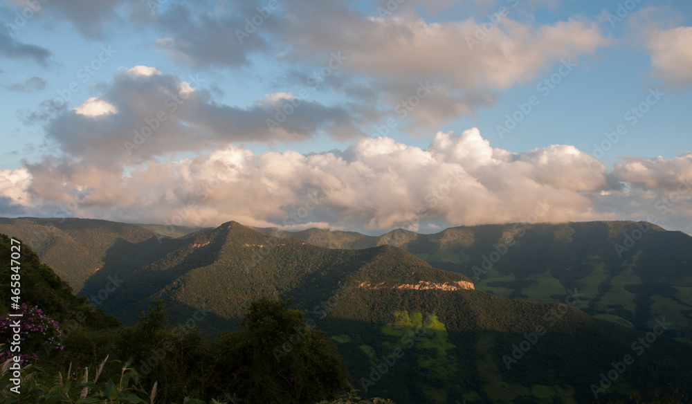 View of the Mountains of Serra do Pinto in Itati , Brazil 