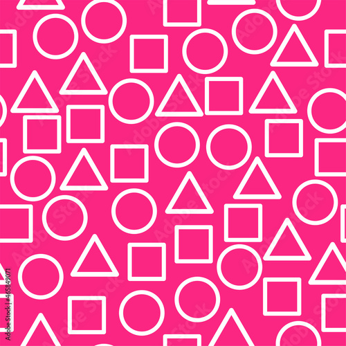 Geometric pattern seamless Concept version. background