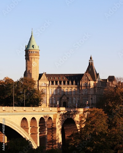 Luxembourg Adolphe bridge view 