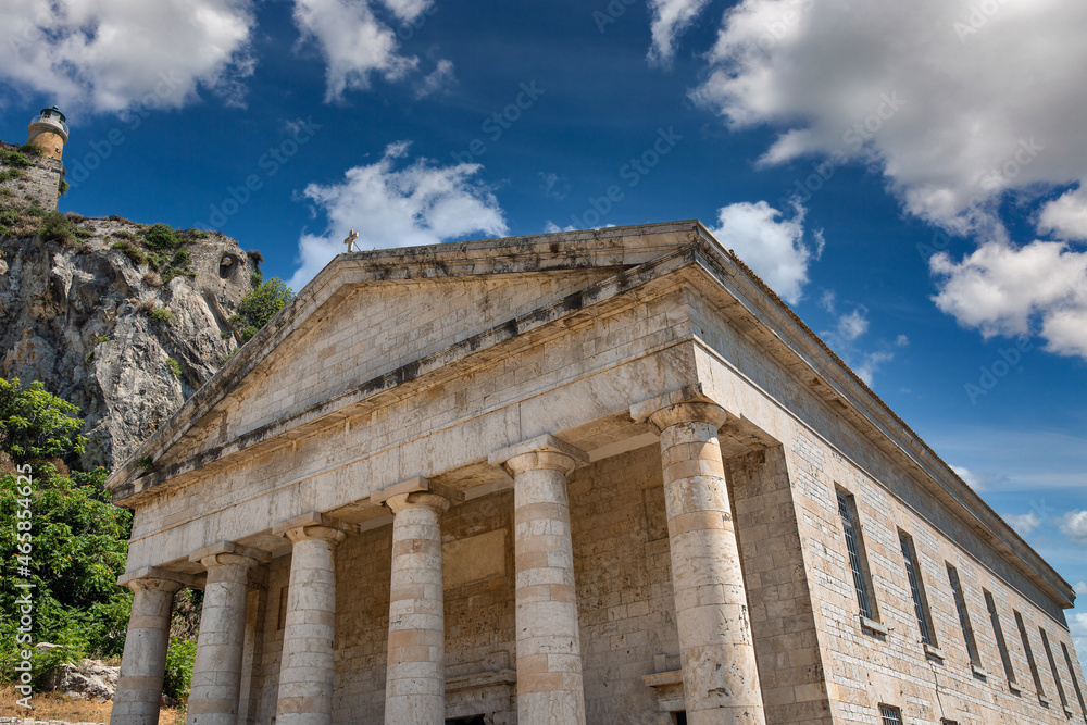 Church of Saint George, Old Venetian Fortress. Kerkyra, Corfu, Greece.