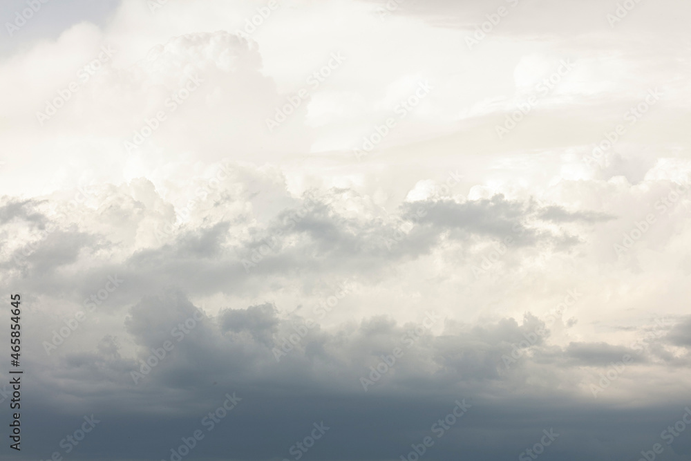 Fototapeta premium Dark clouds in a clear sky