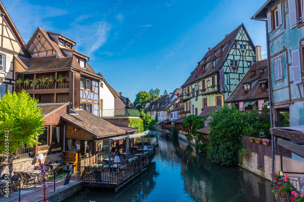 Little town of Colmar in Alsace, France Little town of Colmar in Alsace, France