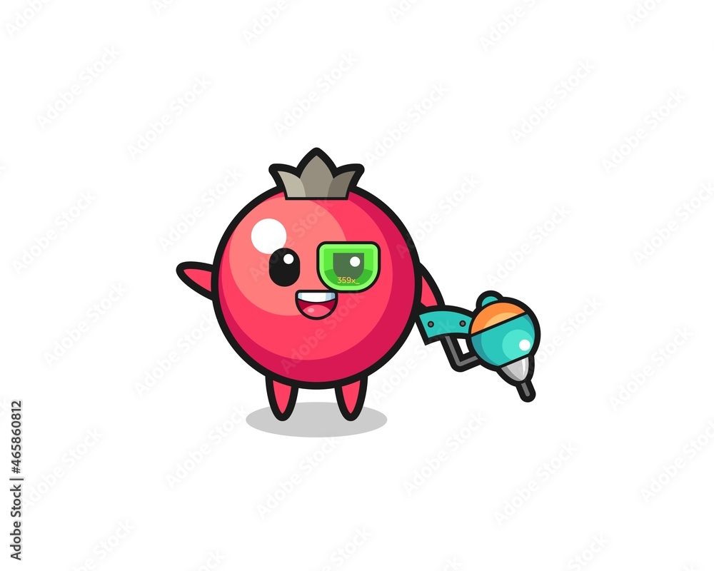 cranberry cartoon as future warrior mascot cranberry cartoon as future warrior mascot