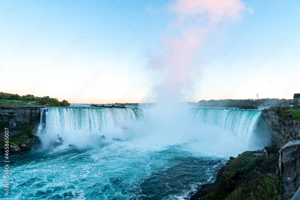 Niagara Falls, ON - View of Niagara Falls from the Ontario, Canada Side Niagara Falls, ON - View of Niagara Falls from the Ontario, Canada Side