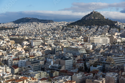 Panoramic view from Acropolis to city of Athens, Attica, Greece © Stoyan Haytov