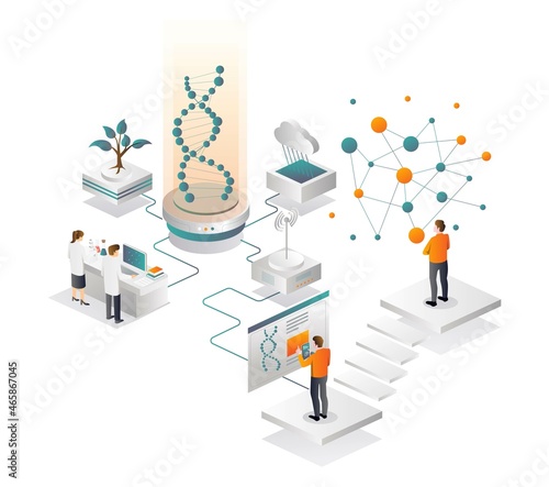 Some scientists are researching DNA