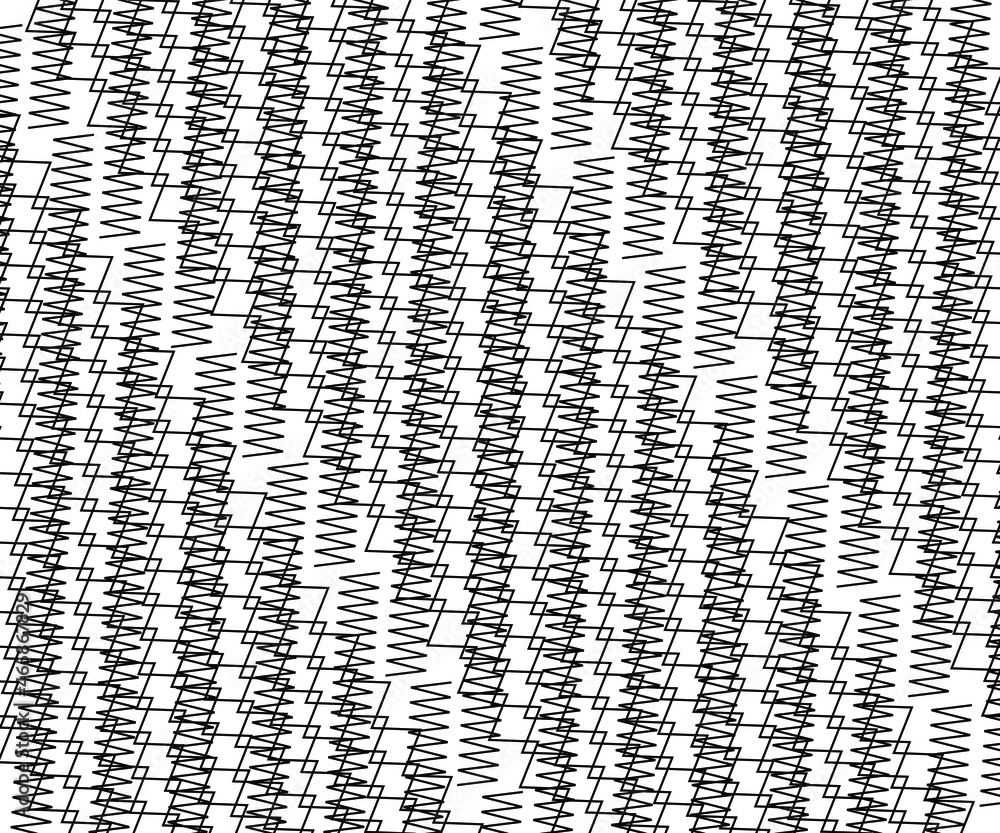 Obraz premium Wave line and wavy zigzag pattern lines. Abstract wave geometric texture dot halftone. Chevrons wallpaper. Digital paper for page fills, web designing, textile print. Vector art.
