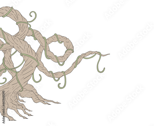 Mystery branches illustration