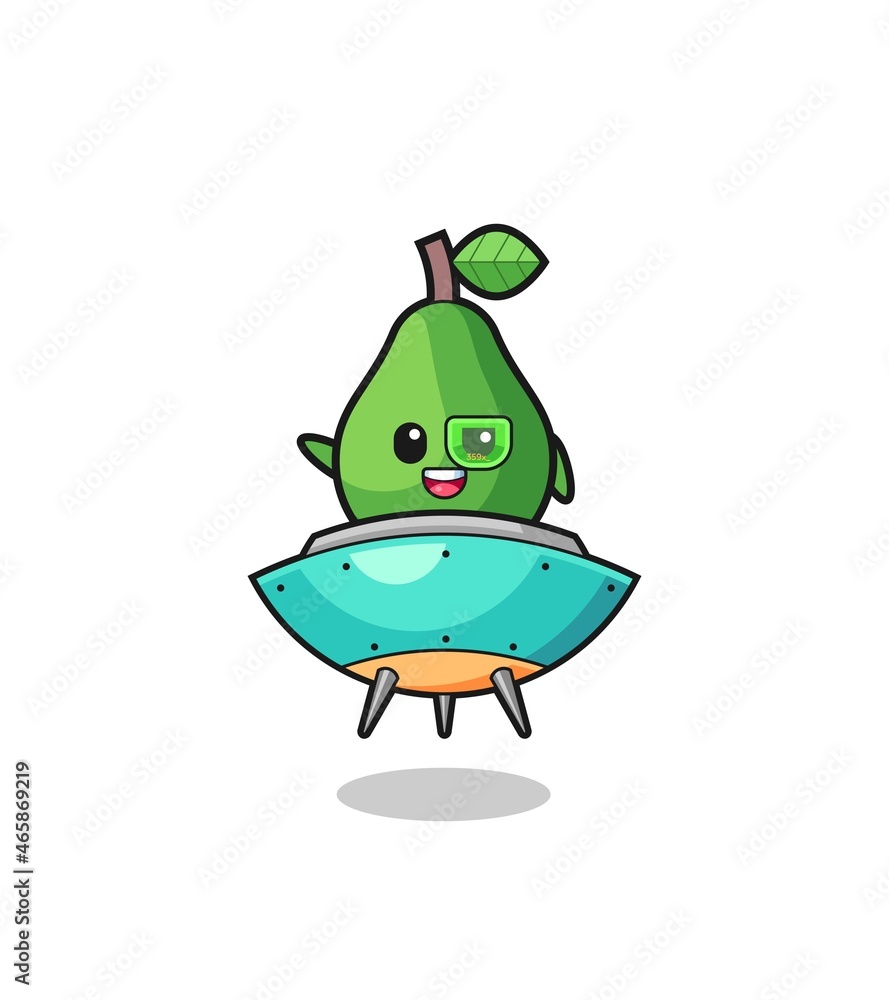 avocado cartoon riding a future spaceship avocado cartoon riding a future spaceship