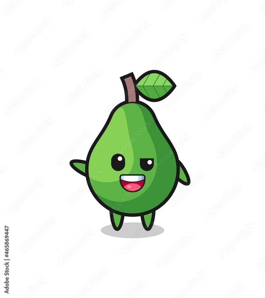avocado character as the afro boy avocado character as the afro boy