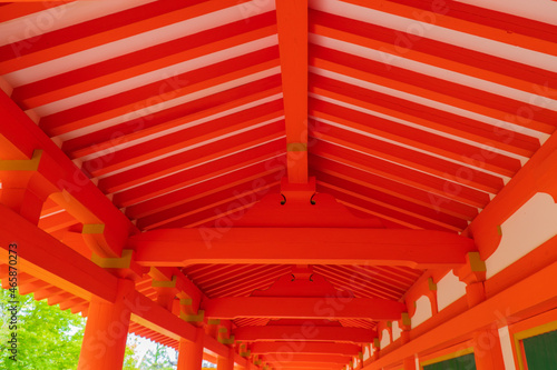 朱塗の天井垂木 photo