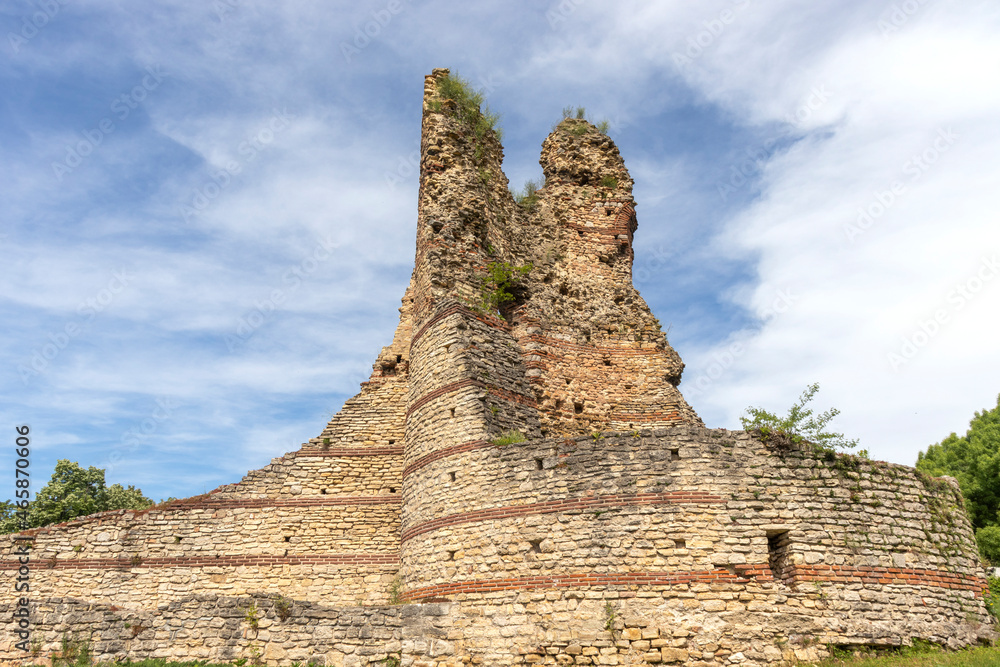 Ruins of ancient Roman Fortress Castra Martis in town of Kula, Bulgaria Ruins of ancient Roman Fortress Castra Martis in town of Kula, Bulgaria