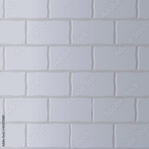 Vector illustration with fragment texture street, blue gray brick wall house. Concept design background, backdrop for websites, titles, text, in web design. Square format.