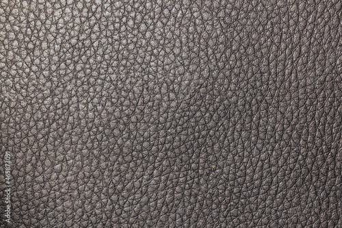 Black leather texture close-up with light gradient from top left