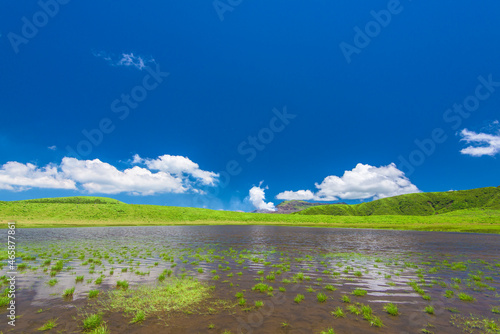 阿蘇草千里ヶ浜, 日本,熊本県,阿蘇市 photo