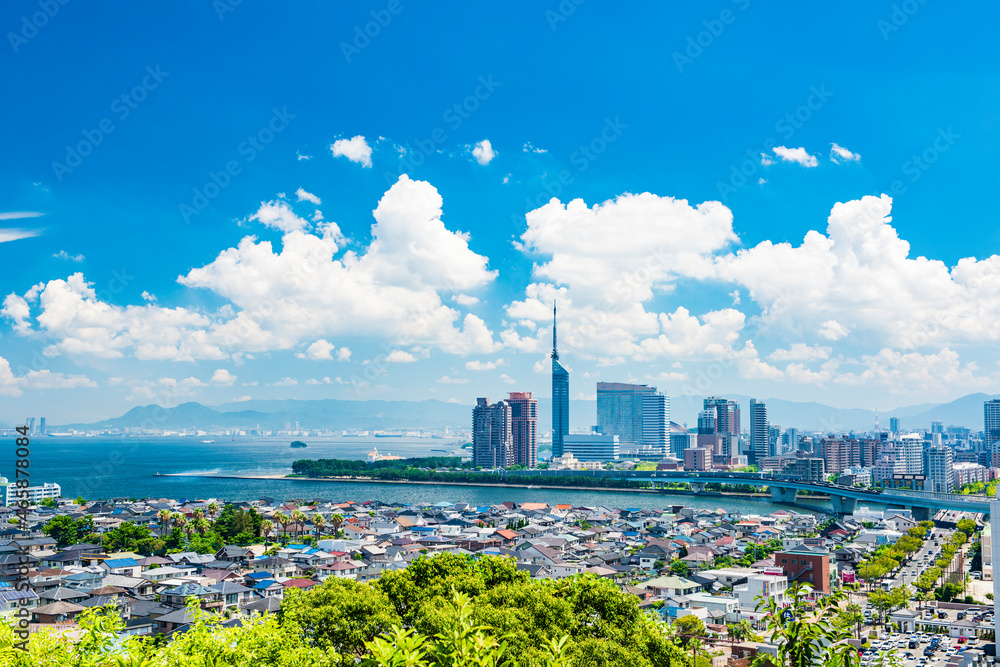 福岡市街8, 日本,福岡県,福岡市 Stock Photo Adobe Stock