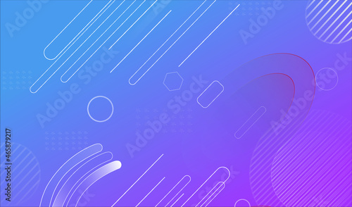 blue and pink gradient geometric shape background
