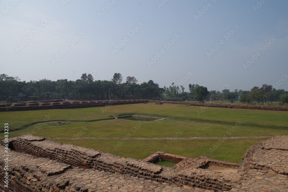 Foto de バングラデシュ 世界遺産パハルプールの仏教寺院遺跡群 do Stock Adobe Stock