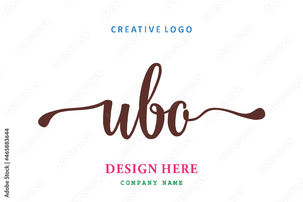 UBO lettering logo is simple, easy to understand and authoritative UBO lettering logo is simple, easy to understand and authoritative