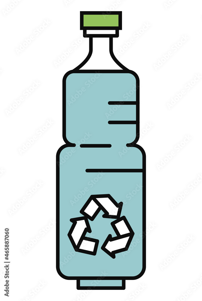 Fototapeta premium recycle water bottle