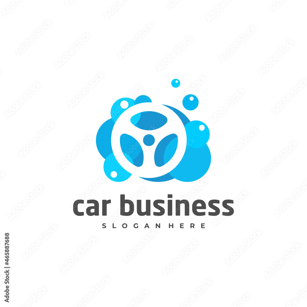 Car wash logo vector template, Creative car logo design concepts Car wash logo vector template, Creative car logo design concepts