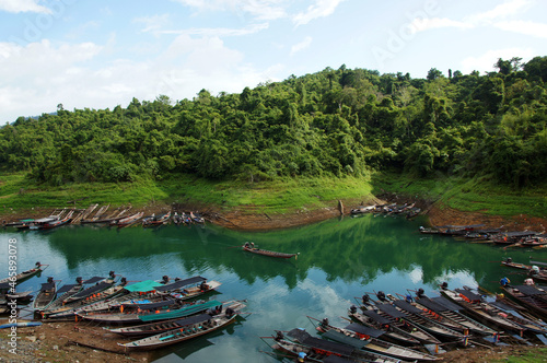 boat on the lake