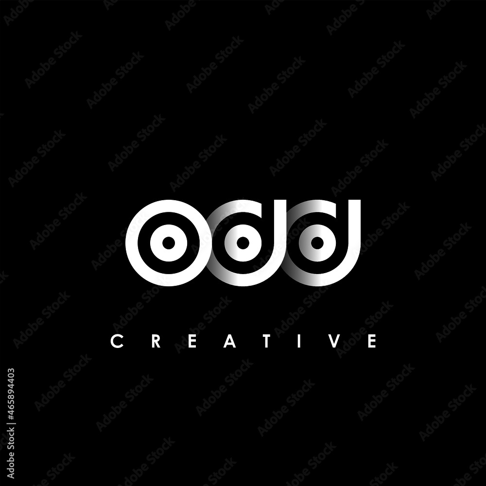 ODD Letter Initial Logo Design Template Vector Illustration ODD Letter Initial Logo Design Template Vector Illustration