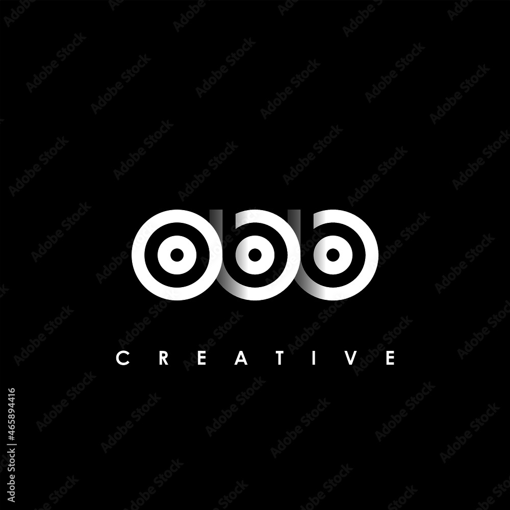OBB Letter Initial Logo Design Template Vector Illustration OBB Letter Initial Logo Design Template Vector Illustration