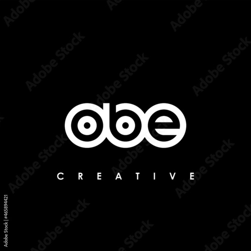 OBE Letter Initial Logo Design Template Vector Illustration
