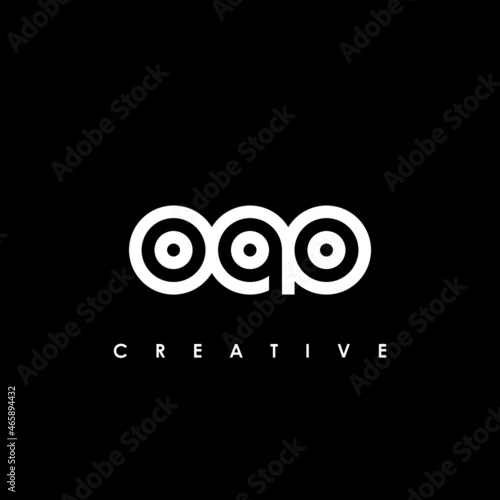 OQO Letter Initial Logo Design Template Vector Illustration